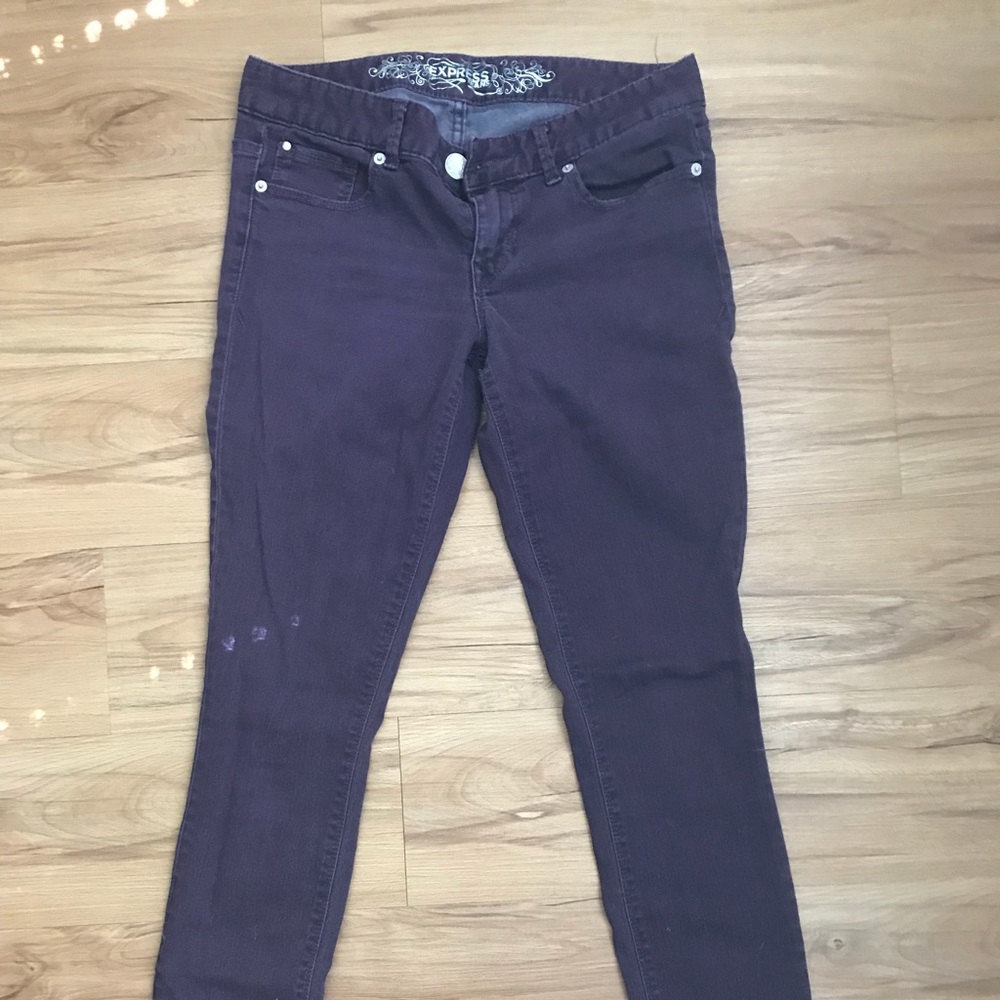 Purple Express skinny jean legging!